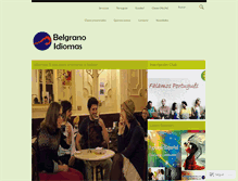 Tablet Screenshot of belgranoidiomas.com